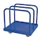 Vestil Heavy Duty Panel Cart 4000lb Poly-On-Steel 5 x 2 Casters 36 x 29 1/2 PRCT-HD - alternate 1